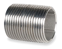 1/8" 304 Stainless Steel Close Nipple (NS40100C)