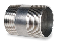 1/8" X 1-1/2" 304 Stainless Steel Nipple (NS401015)